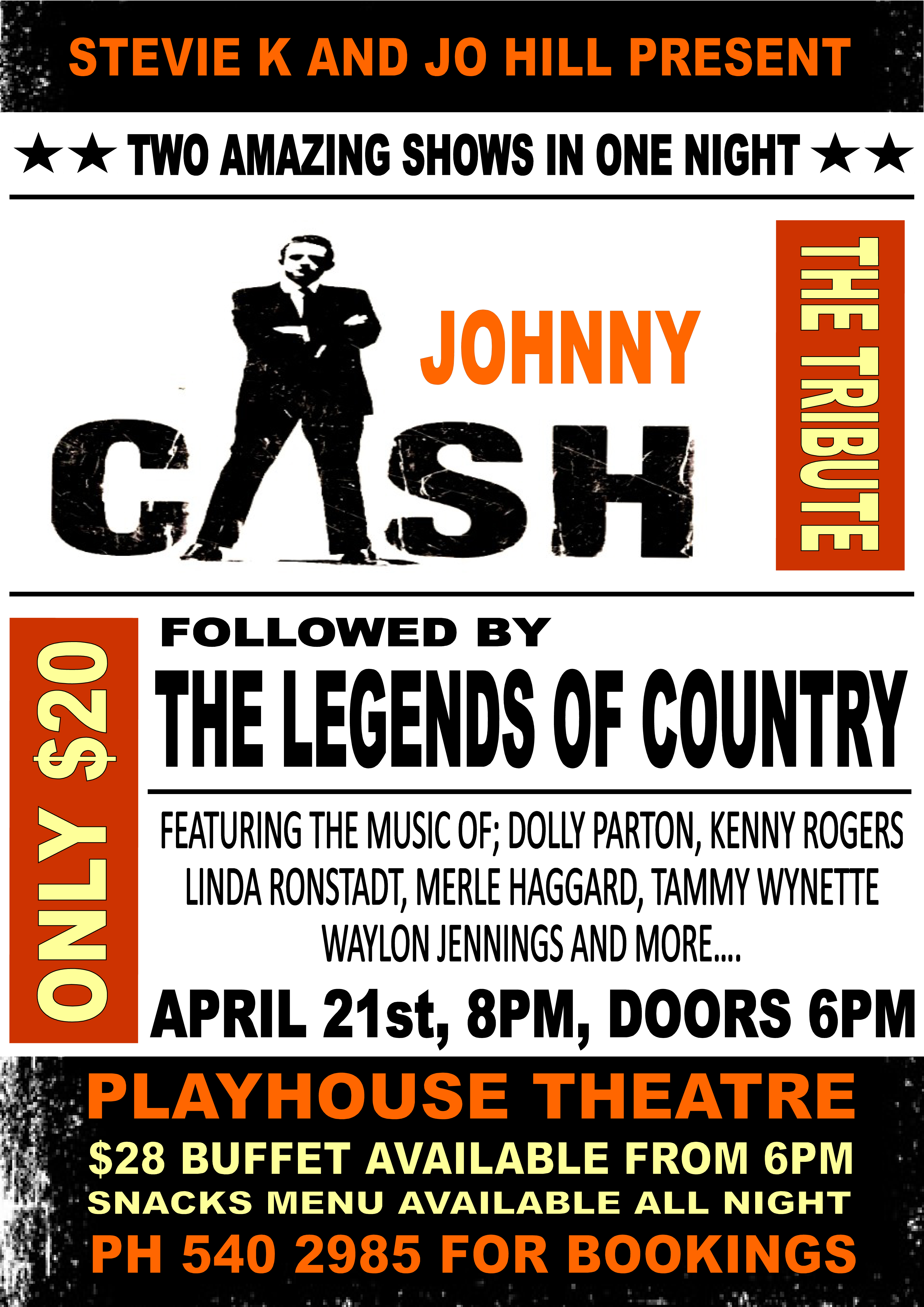 Johnny Cash Tribute and Legends of Country