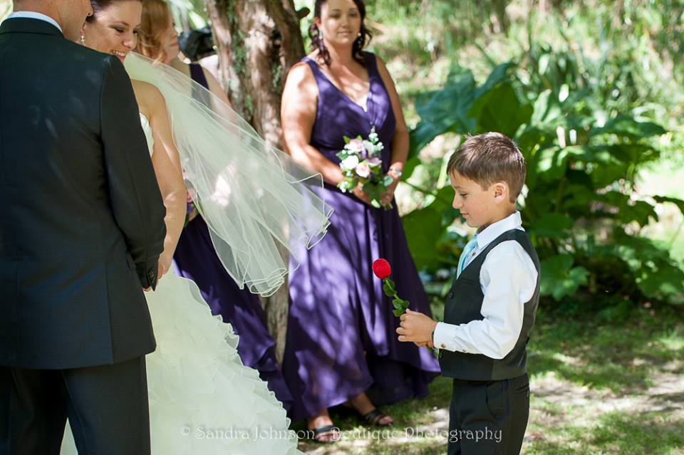 Lovely child at the wedding