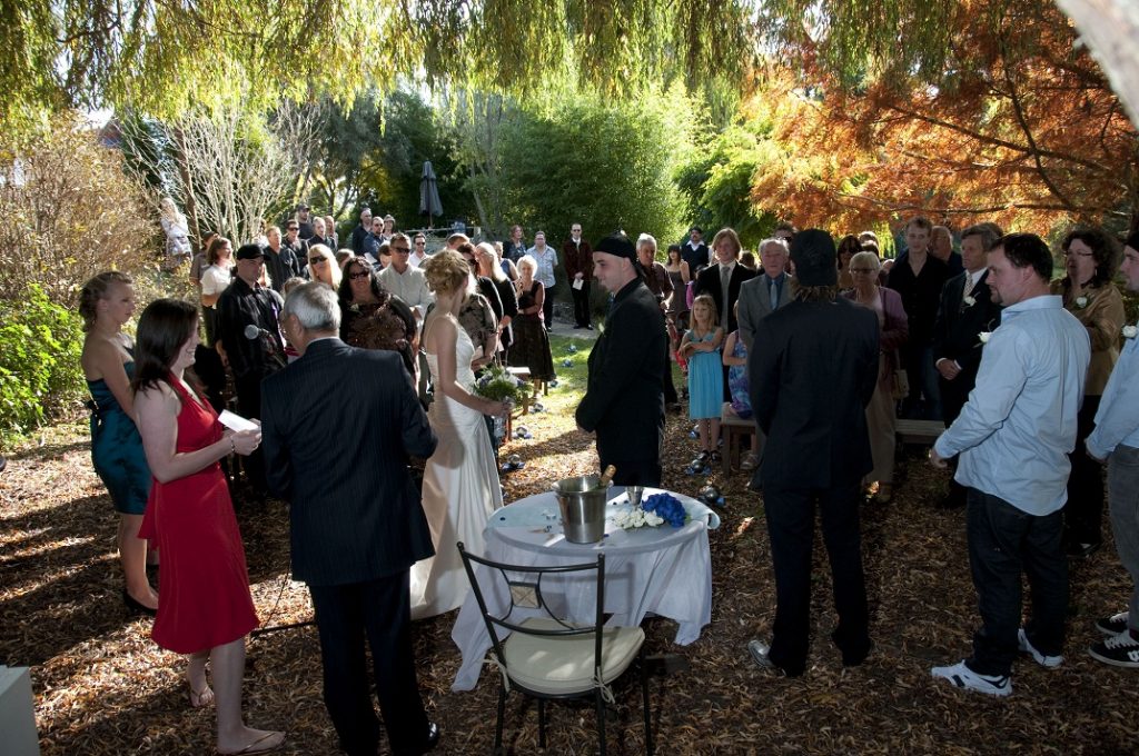 Kay and Jamies wedding in nelson